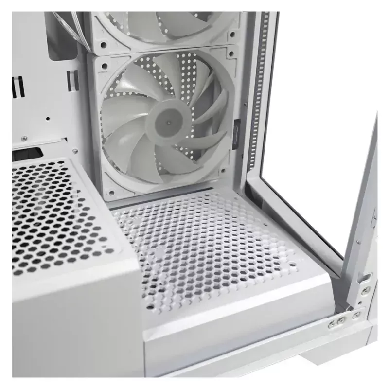 PC-kotelo LC-Power LC-7041B-ON Midi Tower valkoinen