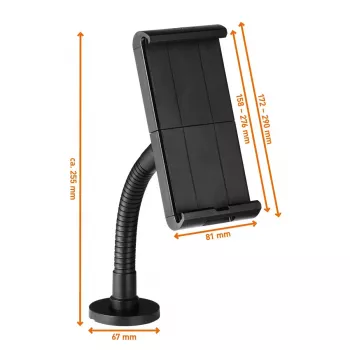 Tabletti/UMPC Durable Durable Tought Wall/Table musta