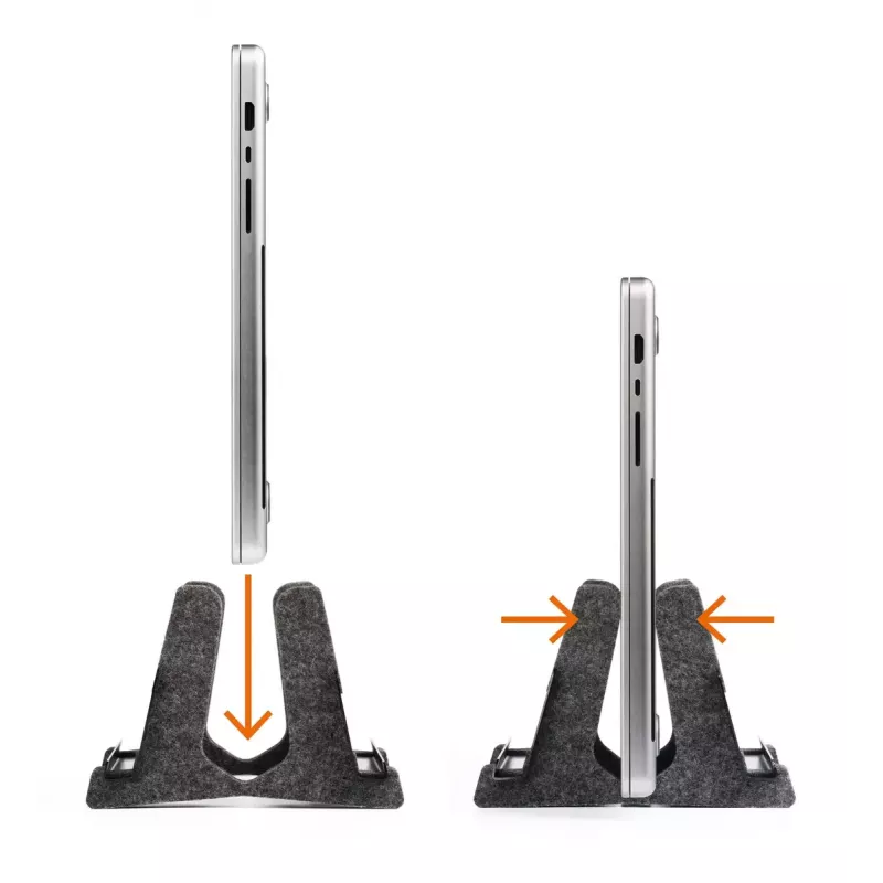 Kannettavan tietokoneen teline Durable Effect 43,2 cm antrasiitti metalli muovi