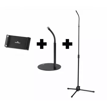 Aktiivinen teline Durable TWIST COMBI matkapuhelimelle älypuhelimelle tabletille musta