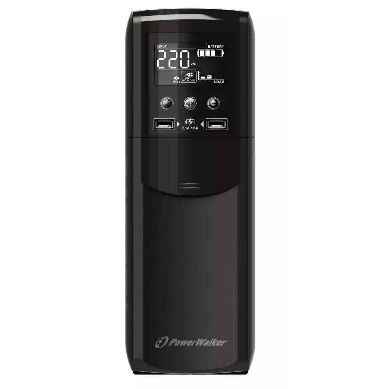 Keskeytymätön virransyöttö PowerWalker VI 1000 CSW IEC