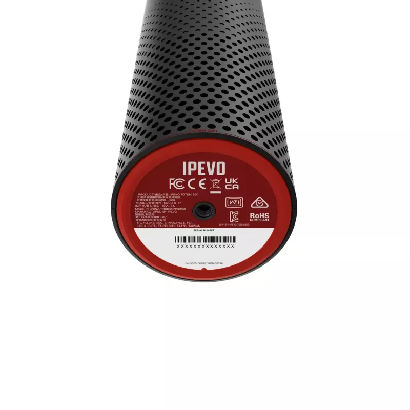 IPEVO TOTEM 360 kokouskamera-kaiutinpuhelin 360° immersiivinen