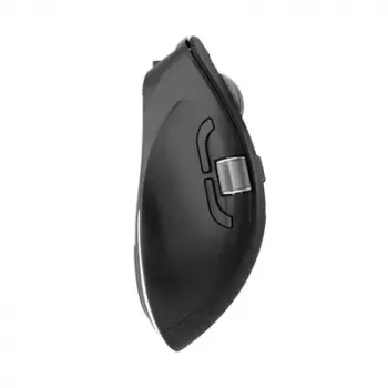 ALOGIC AMBT7KBK langaton hiiri — oikeakätinen, RF + Bluetooth, 6400 DPI, 7 painiketta, musta