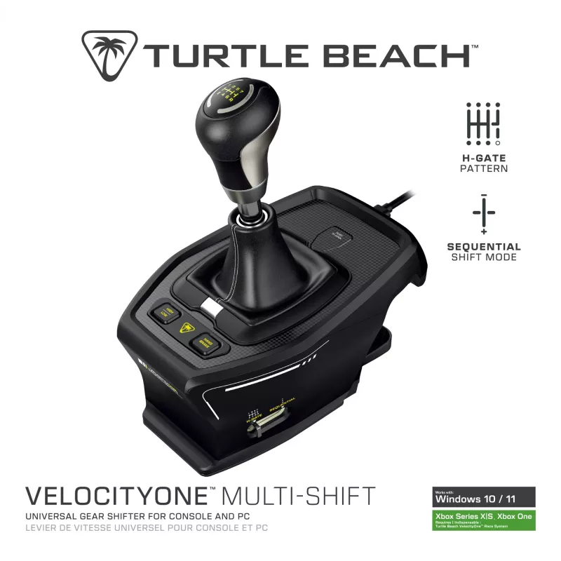 Turtle Beach VelocityOne Multi-Shift sim racing -vaihdekeppi ja käsijarru Xboxille/PC:lle (TBS-0001-05)