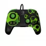 Peliohjain PDP REMATCH langallinen ohjain 1-Up Glow in the Dark Nintendo Switchille, USB, 3 m kaapeli, D-pad, Home-painike, musta/vihreä