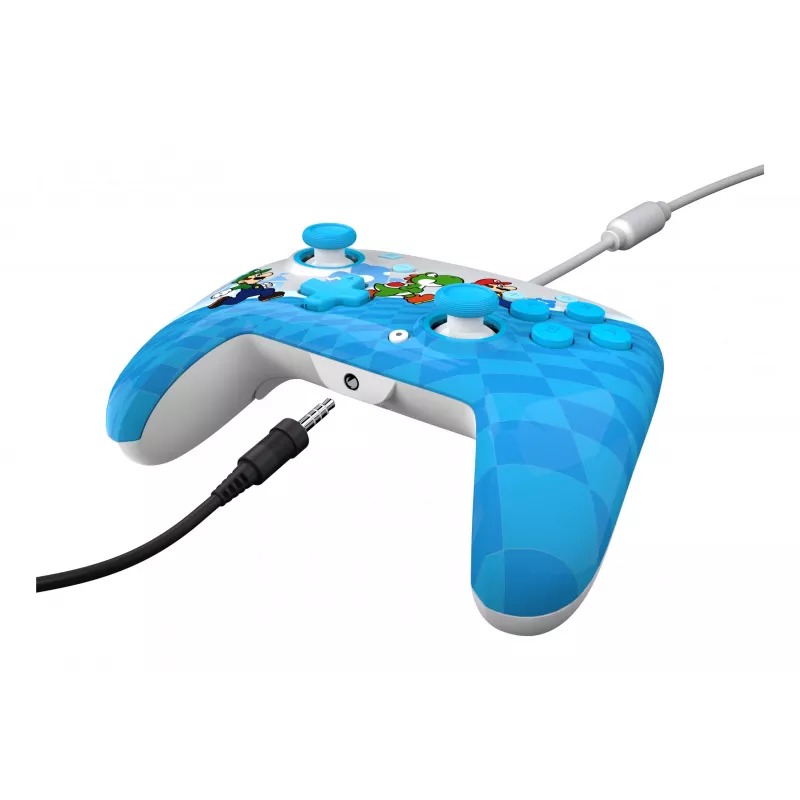 Peliohjain PDP Mario Escape REMATCH Nintendo Switchille — langallinen USB, D-pad, Home-painike, monivärinen