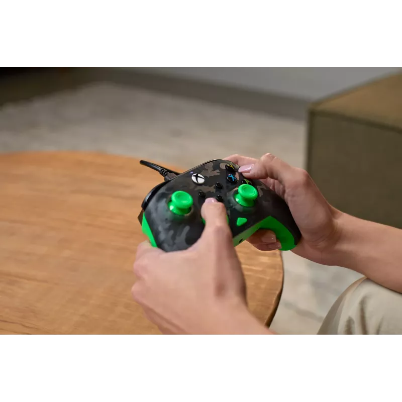 Peliohjain Turtle Beach Rematch Core musta vihreä harmaa USB langallinen