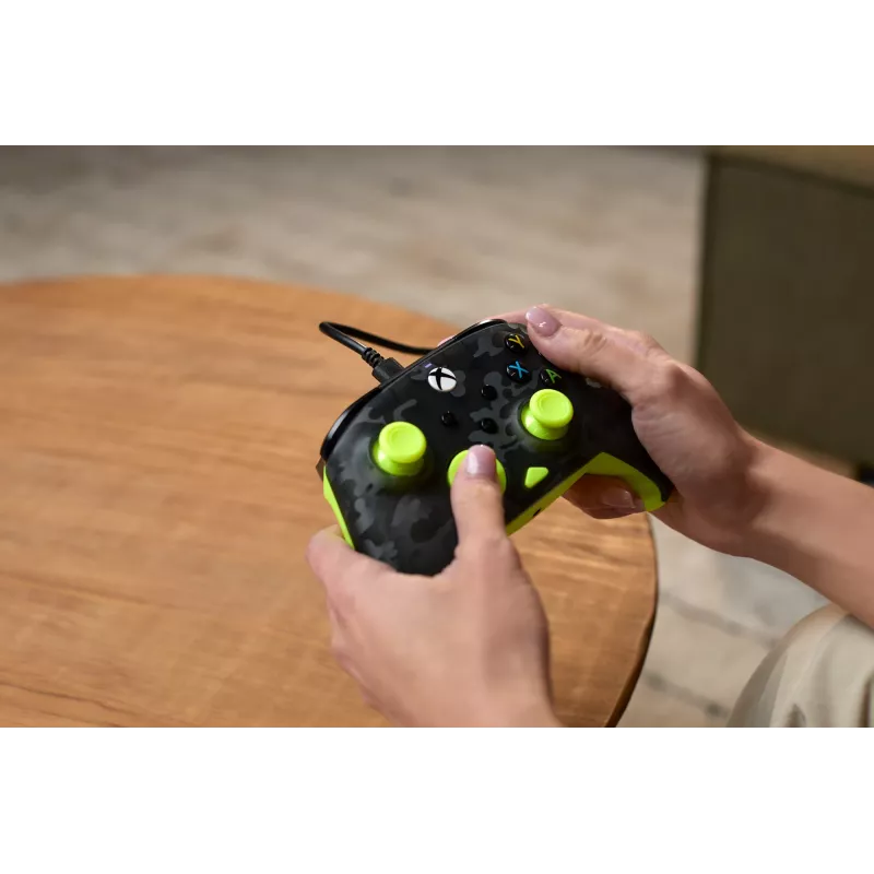 Peliohjain Turtle Beach Rematch Core musta harmaa keltainen USB langallinen