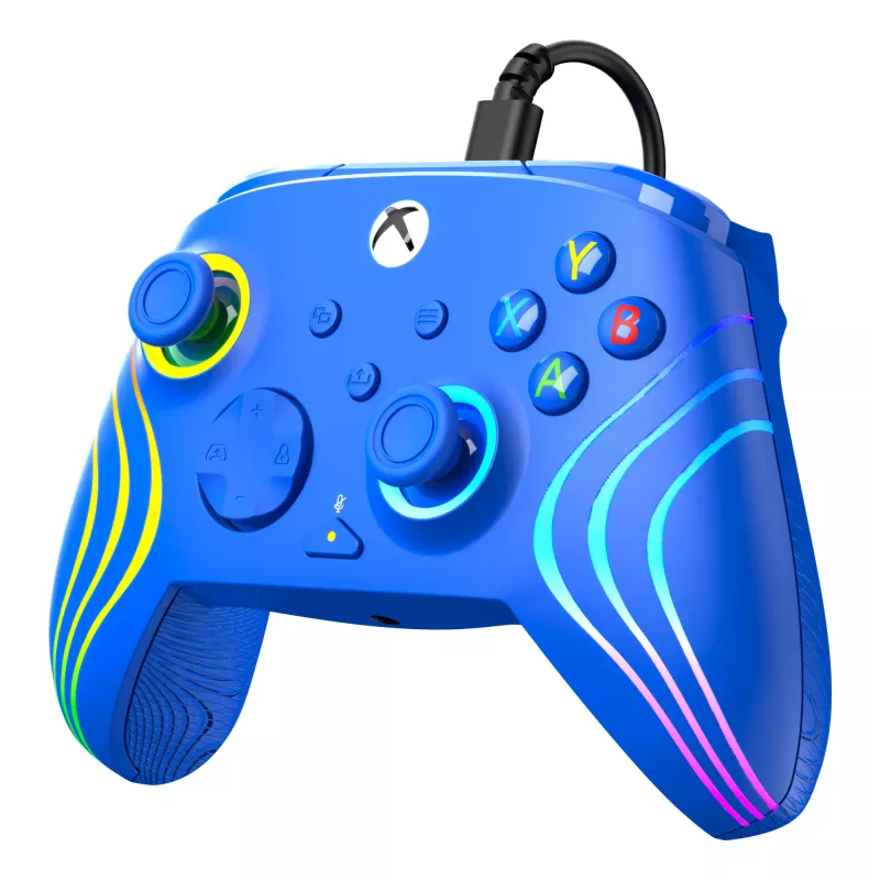 Peliohjain Turtle Beach Afterglow Wave sininen USB PC Xbox Series S X