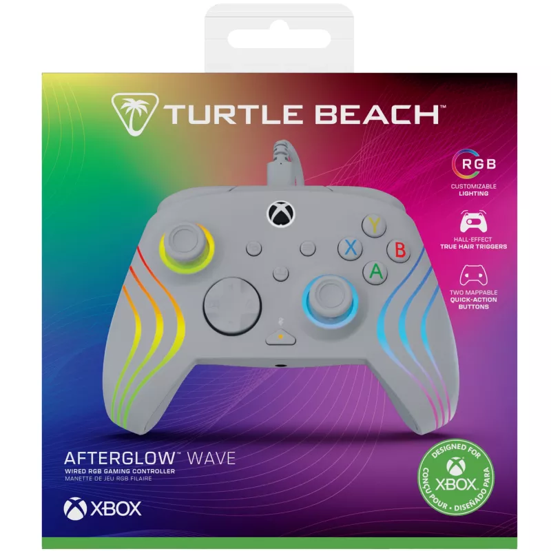 Peliohjain Turtle Beach Afterglow Wave harmaa USB PC Xbox Series