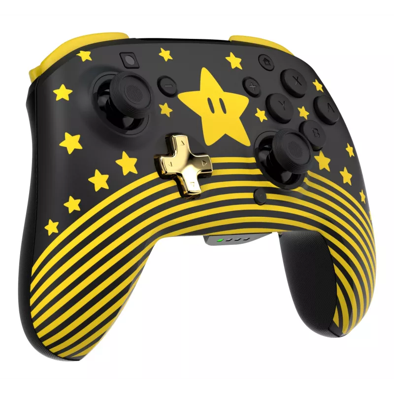 Turtle Beach Rematch TBC-8101-75 langaton ohjain Nintendo Switchille, Super Mario Star, musta/keltainen