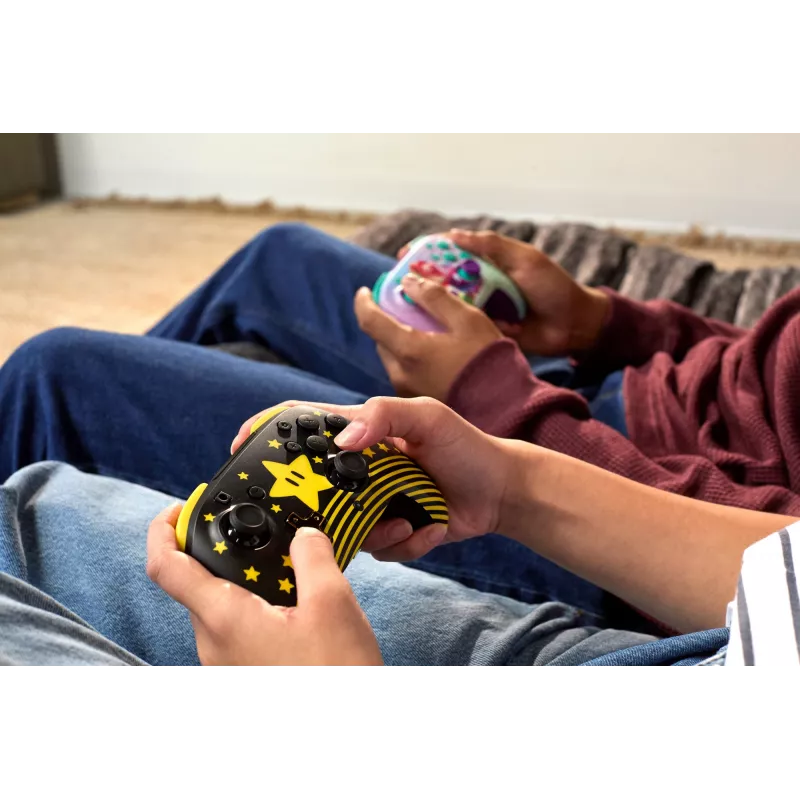 Turtle Beach Rematch TBC-8101-75 langaton ohjain Nintendo Switchille, Super Mario Star, musta/keltainen