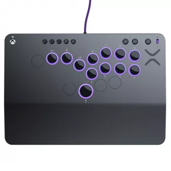 PDP Victrix Pro KO Leverless Fight Stick harmaa USB fightstick PC, Xbox Series S, Xbox Series X