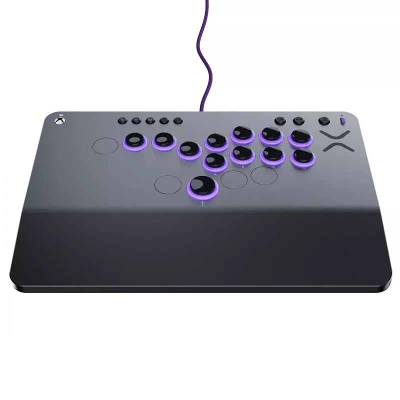 PDP Victrix Pro KO Leverless Fight Stick harmaa USB fightstick PC, Xbox Series S, Xbox Series X