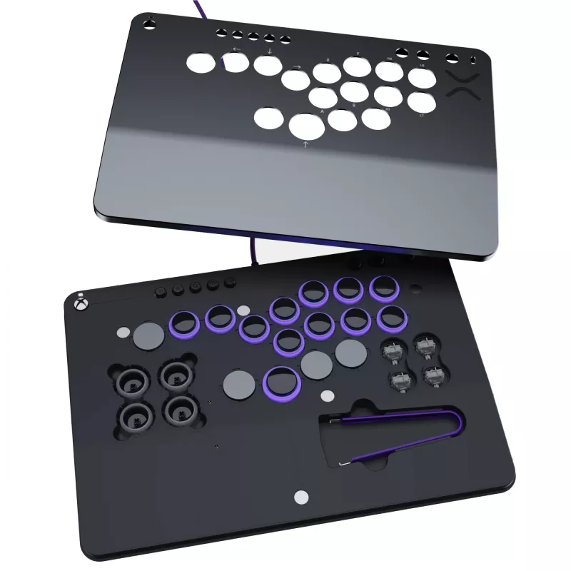 PDP Victrix Pro KO Leverless Fight Stick harmaa USB fightstick PC, Xbox Series S, Xbox Series X