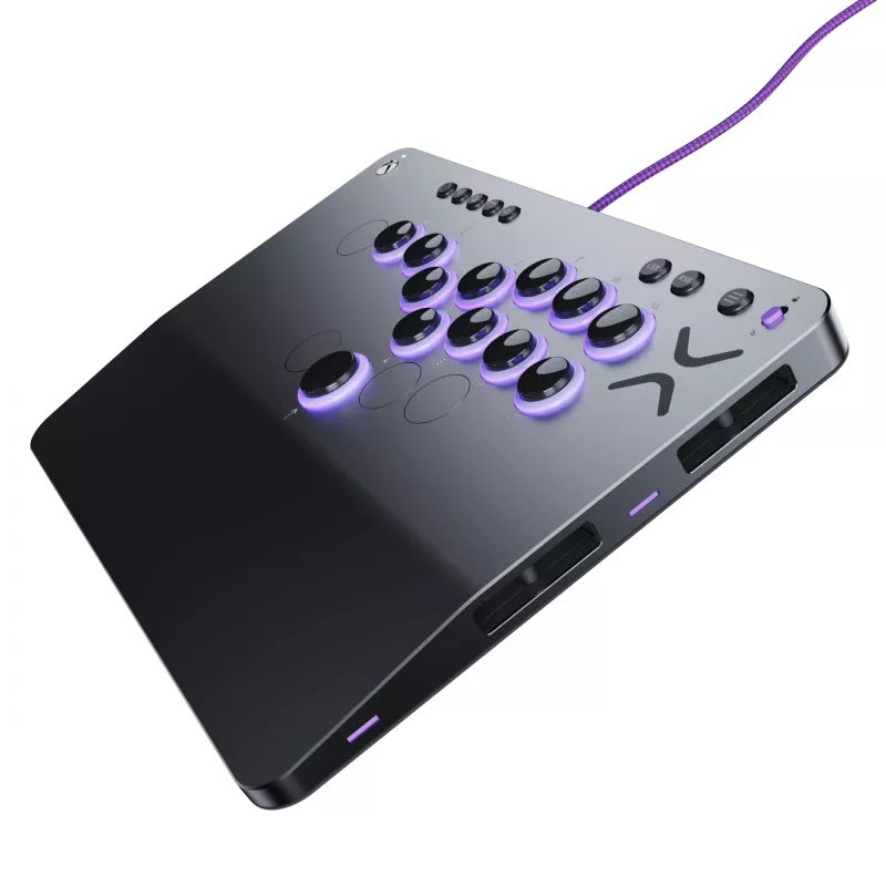 PDP Victrix Pro KO Leverless Fight Stick harmaa USB fightstick PC, Xbox Series S, Xbox Series X