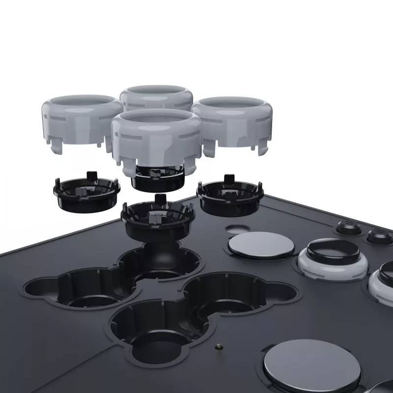 PDP Victrix Pro KO Leverless Fight Stick harmaa USB fightstick PC, Xbox Series S, Xbox Series X