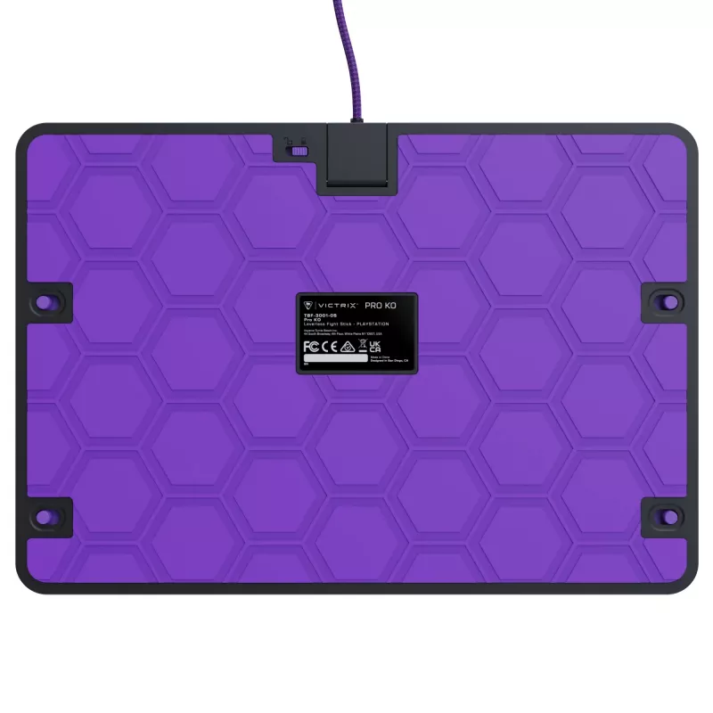 PDP Victrix Pro KO Leverless Fight Stick harmaa USB fightstick PC, PlayStation 4, PlayStation 5