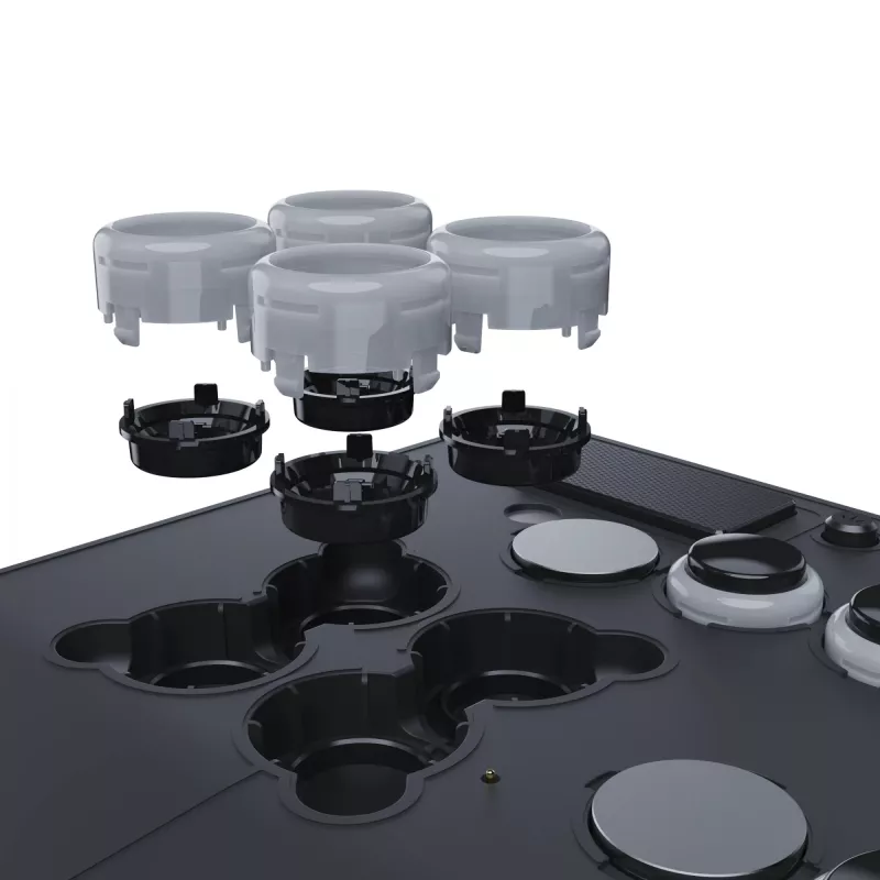 PDP Victrix Pro KO Leverless Fight Stick harmaa USB fightstick PC, PlayStation 4, PlayStation 5