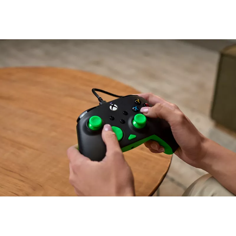 Peliohjain Turtle Beach Rematch Core musta vihreä USB langallinen PC Xbox