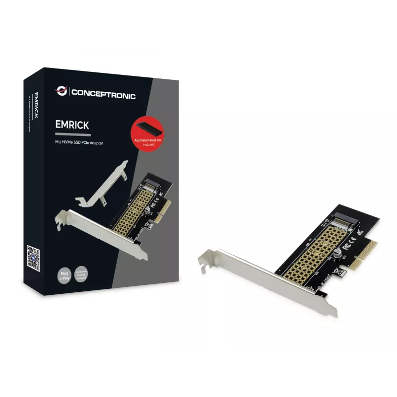Conceptronic EMRICK M.2 NVMe SSD PCIe -sovitin