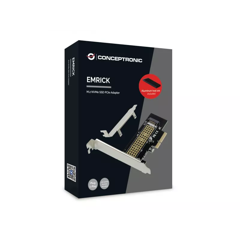 Conceptronic EMRICK M.2 NVMe SSD PCIe -sovitin