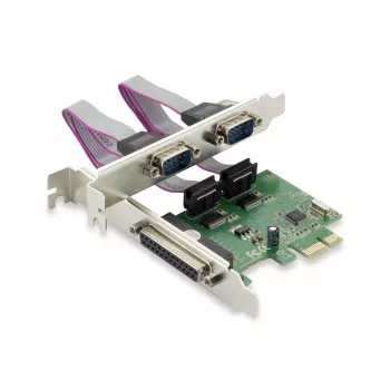 Conceptronic PCI Express -kortti 1 portti rinnakkaisväylä & 2 porttia sarjaväylä