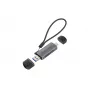 Conceptronic BIAN05G 2-in-1 USB 3.0 Dual Plug -kortinlukija, SD/MicroSD 3.0, UHS-I
