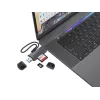 Conceptronic BIAN05G 2-in-1 USB 3.0 Dual Plug -kortinlukija, SD/MicroSD 3.0, UHS-I