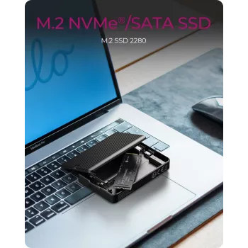 ICY BOX IB-CR601M-C31 SSD-kotelo musta M.2