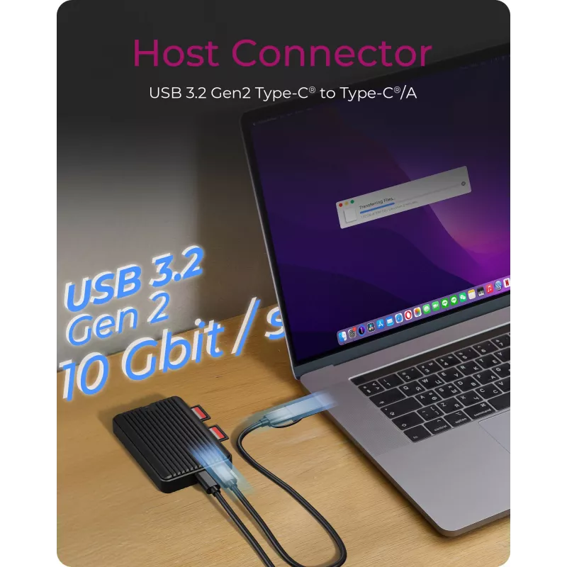 ICY BOX IB-CR602M-C31 SSD-kotelo musta M.2