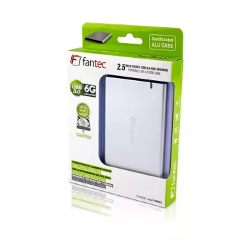 HDD/SSD-kotelo Fantec ALU7MMU3 hopea 2,5 tuumaa