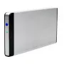 Fantec fanbox FB-C25US2 2,5 tuuman tallennuskotelo, SATA 3 Gb/s, eSATA, USB 2.0, hopea
