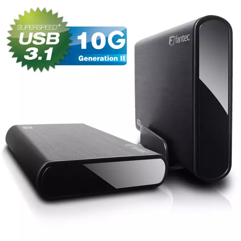 HDD-kotelo Fantec DB-ALU31 musta 3,5 tuumaa
