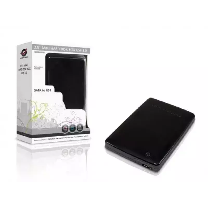 Kiintolevykotelo Conceptronic CHD2MUSB3B Mini USB 3.0