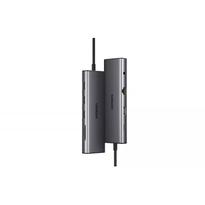 Ugreen Revodok 10-in-1 USB-C-keskitin UGREEN 15601 10 porttia 4K HDMI