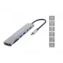 Conceptronic DONN28G 7-in-1 USB 3.2 Gen 1 -telakointiasema, 4K60Hz HDMI, USB-A 5Gbps x 2, USB-C 5Gbps, SD, TF/MicroSD, 100W USB PD