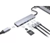 Conceptronic DONN28G 7-in-1 USB 3.2 Gen 1 -telakointiasema, 4K60Hz HDMI, USB-A 5Gbps x 2, USB-C 5Gbps, SD, TF/MicroSD, 100W USB PD