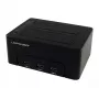 LC Power LC-DOCK-U3-HUB - HDD-telakointiasema verkkonäytöllä, 3-porttinen USB-keskitin, virtakytkin, kloonaustoiminto, paikat: 2 - 2.5 / 3.5 jaettu
