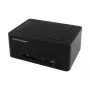 LC Power LC-DOCK-U3-CR - HDD-telakointiasema verkkonäytöllä, virtakytkin, kloonaustoiminto, paikat: 2 - 2.5 / 3.5 jaettu (6,4 cm/8,9 cm