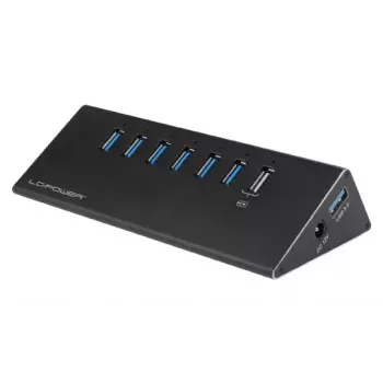 USB-keskitin LC-Power LC-HUB-ALU-2B-7