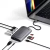 Kannettavatietokoneen telakka Satechi ST-U4MA3M USB Type-C harmaa 100W Power Delivery