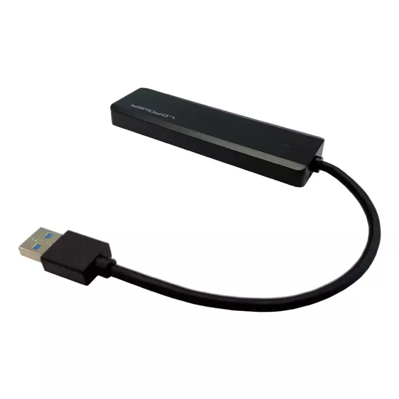 USB-keskitin LC-Power LC-HUB-U3-4-V2 USB 3.2 Gen 1 Type-A Type-C 5 Mbit/s musta
