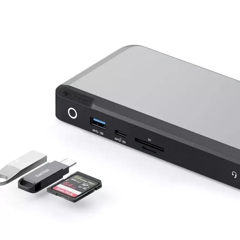 ALOGIC DX3 Triple 4K Display -yleistelakointiasema 100W Power Delivery