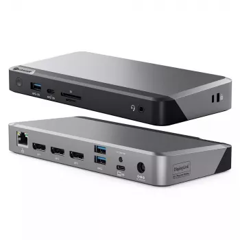 ALOGIC DX3 Triple 4K Display -yleistelakointiasema 100W Power Delivery