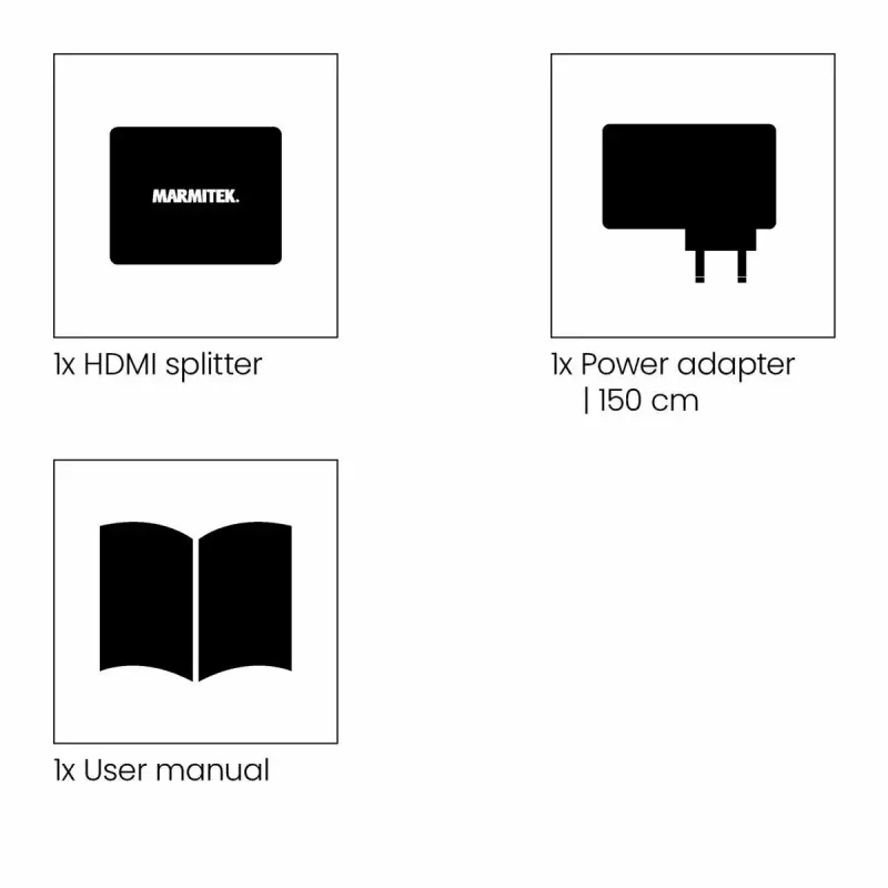 HDMI-jakaja Marmitek Split 312 UHD HDMI 2x HDMI