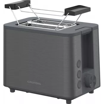 Grundig TA 7340 Inox Ekmek Kızartma Makinesi 7 2 viipaletta 950 W antrasiitti