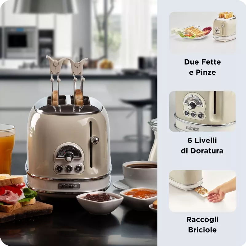 Ariete 0155/03 6 2 viipaletta 810 W beige