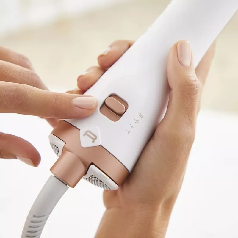 Rowenta Brush Activ Ultimate Care CF9720 kuumailmaharja lämmin kupari, valkoinen 2 m