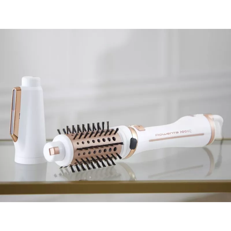 Rowenta Brush Activ Ultimate Care CF9720 kuumailmaharja lämmin kupari, valkoinen 2 m